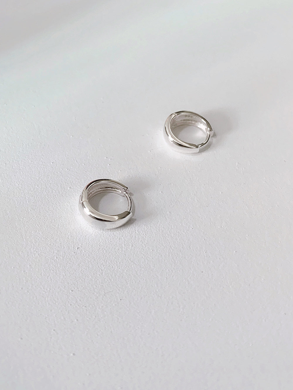 925 Silver Classic Hoop Earrings