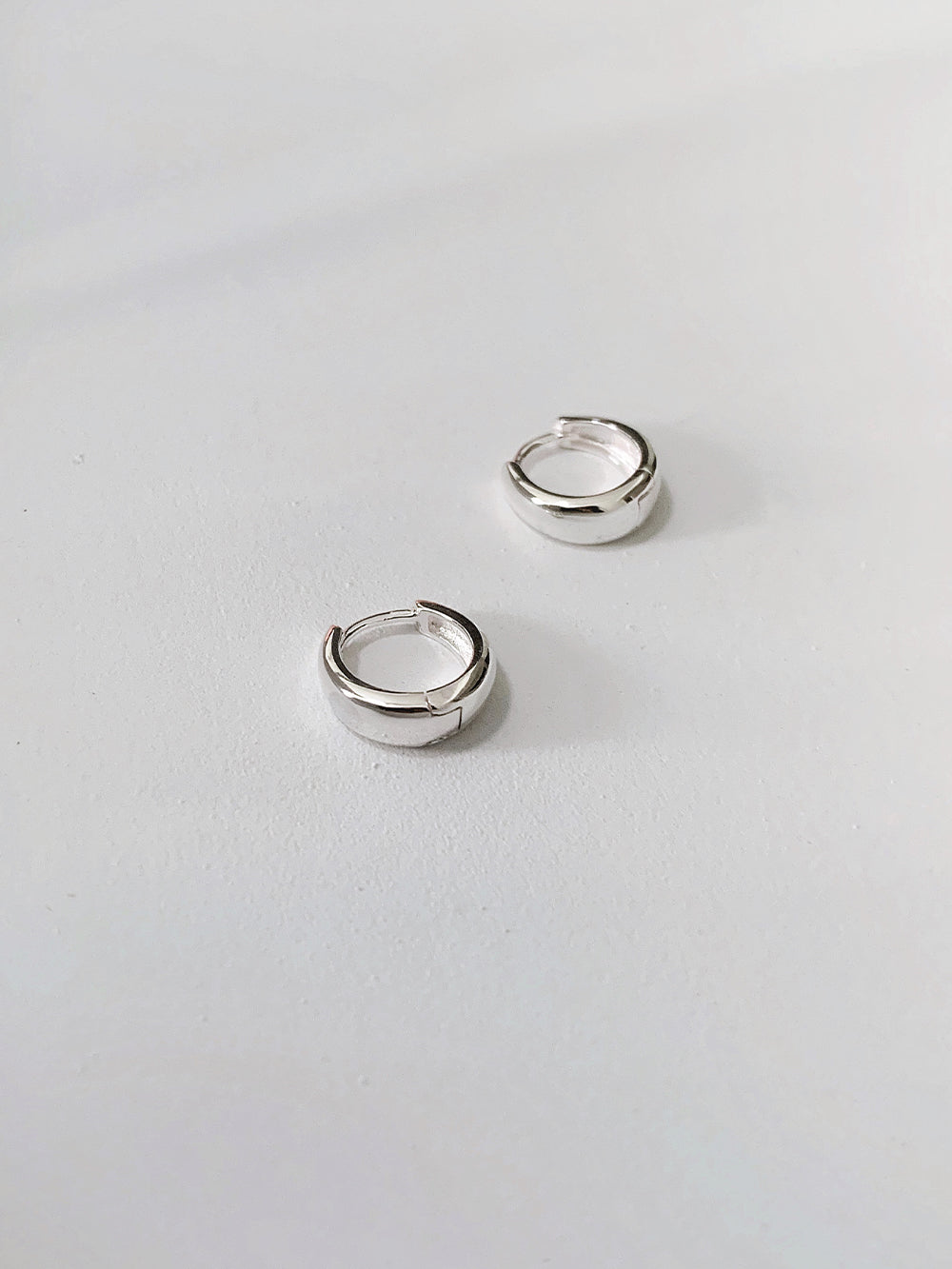 925 Silver Classic Hoop Earrings