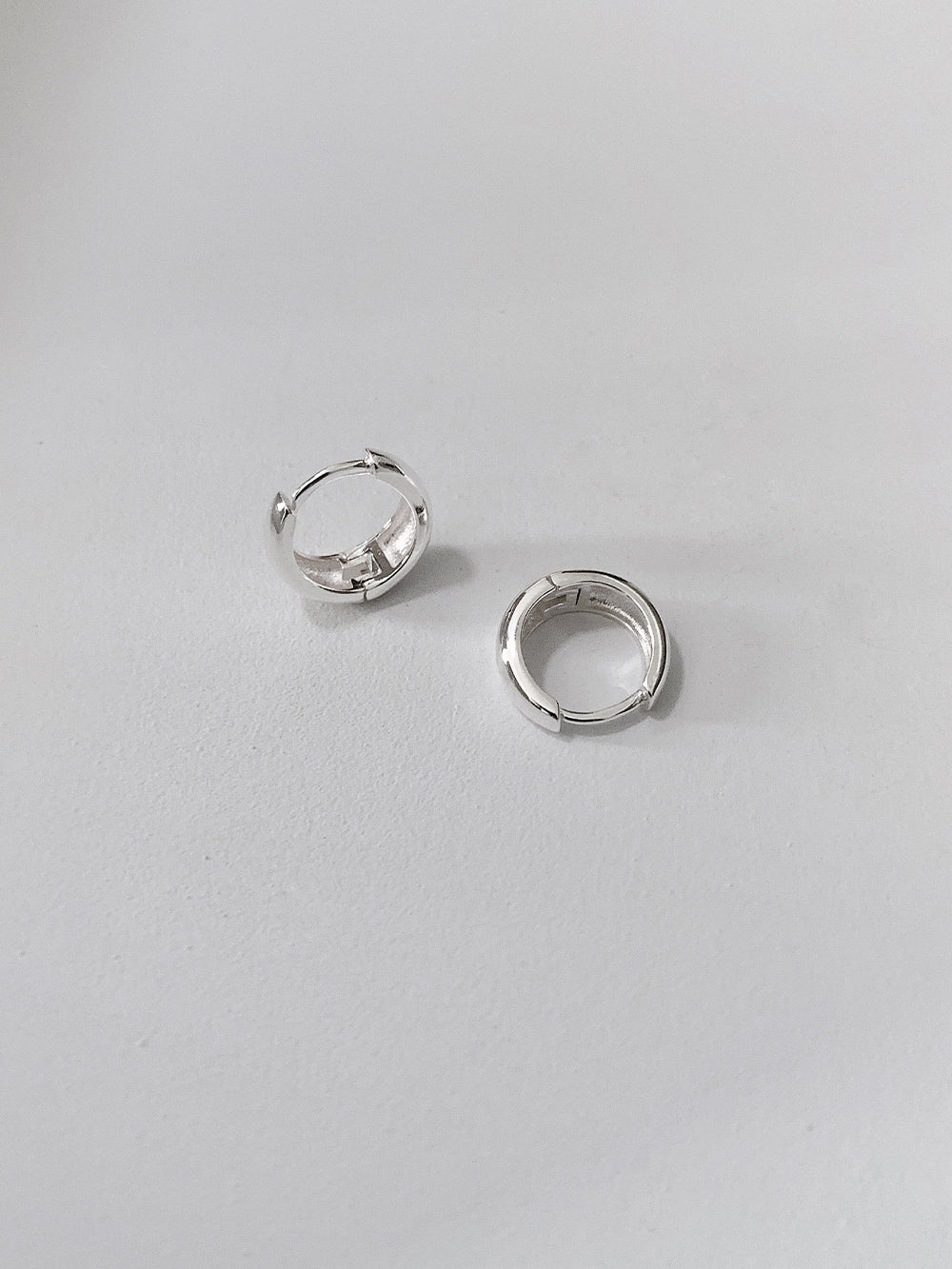 925 Silver Classic Hoop Earrings