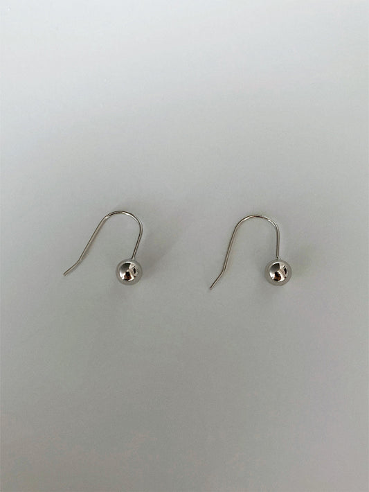 925 Silver Mini Ball Hoop Earrings